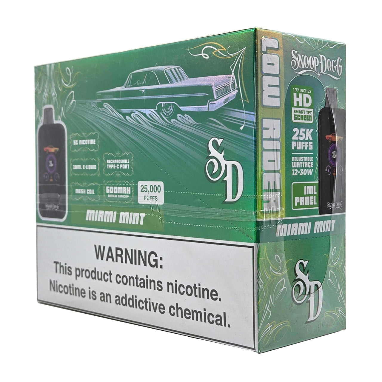 Snoop Dogg Low Rider - 20ml Disposable Pack of 5 Snoop Dogg Low Rider - 20ml Disposable Pack of 5